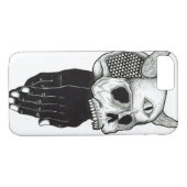 betender Handschädel Case-Mate iPhone Hülle (Rückseite (Horizontal))