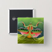 Betender Mantis-Button Button (Vorne & Hinten)