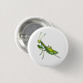 Betender Mantis-Button Button (Vorne & Hinten)