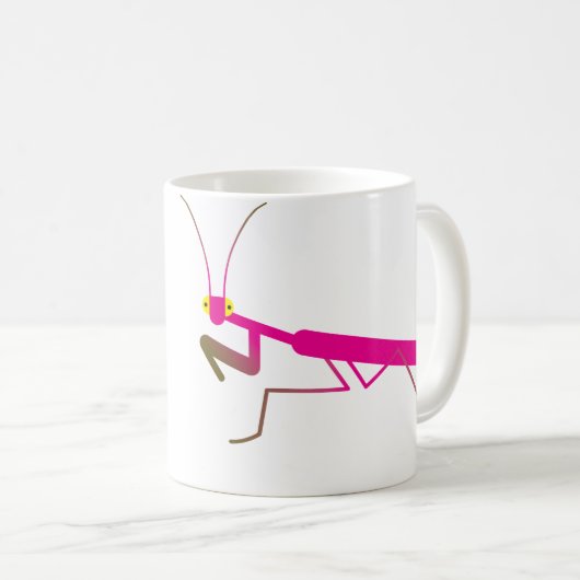 Betender Mantis Kaffeetasse (VorderseiteRechts)