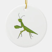 Betender Mantis Keramik Ornament (Vorne)