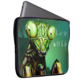 Betender Mantis - leben das wilde Leben/der Laptop Laptopschutzhülle (Vorne Rechts)