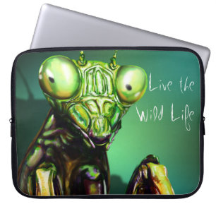 Betender Mantis - leben das wilde Leben/der Laptop Laptopschutzhülle