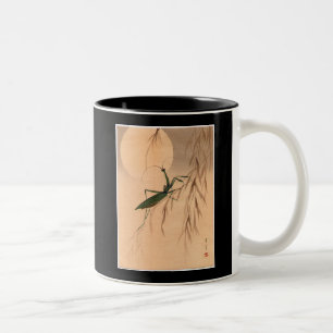 Betender Mantis und die Mond-japanischen Kunst C. Zweifarbige Tasse