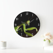 Betendes mantid große wanduhr (Zuhause)
