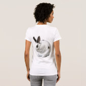 Betendes MiniRex Häschen T-Shirt (Schwarz voll)