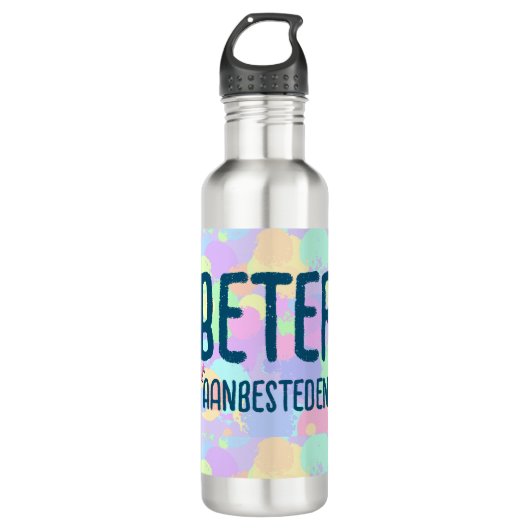 Beter niet aanbesteden edelstahlflasche (Vorderseite)