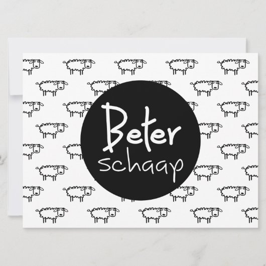 Beterschaap. Beterschap Wenskaarten. Karte (Vorderseite)