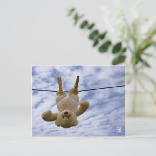 Beterschap en een dikke knuffel. postkarte (Stehend Vorderseite)