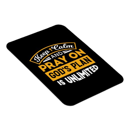 Betet und vertraue Gottes unbegrenzten Plan auf de Magnet (Rechte Seite)