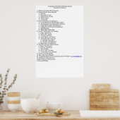 Beth-El-Agenda Poster (Küche)