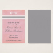 Beth (klein) Save the Date (Vorne & Hinten)