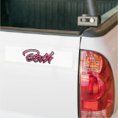 Beth verblasst pink Aufkleber Sticker Autoaufkleber (Auf Lkw)