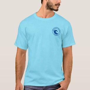 Bethany Beach Blue Ocean Wave Circle Design T-Shirt