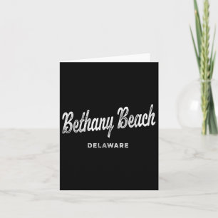 Bethany Beach Delaware De Vintag Athletic Sports Karte