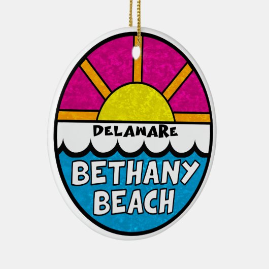 Bethany Beach Delaware Keramik Ornament (Rechts)