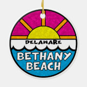 Bethany Beach Delaware Keramik Ornament (Hinten)