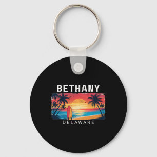 Bethany Beach Delaware Männer Frauen Surfen  Schlüsselanhänger