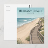 Bethany Beach, Delaware Postkarte (Vorne/Hinten)