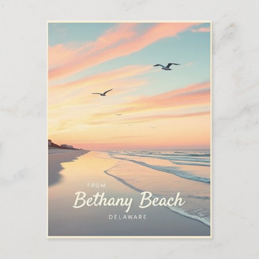 Bethany Beach, Delaware – Quiet Beachscapes Postkarte (Vorderseite)