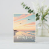 Bethany Beach, Delaware – Ruhige Strandschaften Postkarte (Stehend Vorderseite)