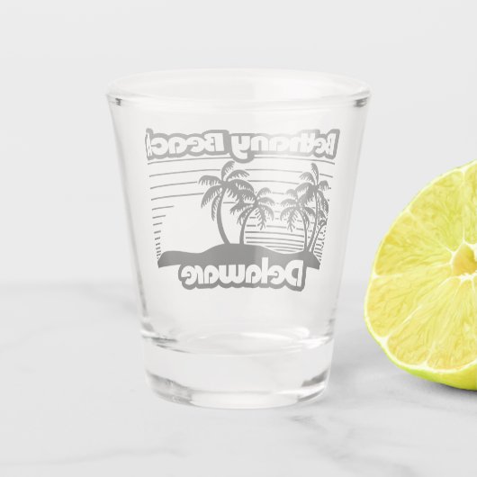 Bethany Beach Delaware Schnapsglas (Rückseite)