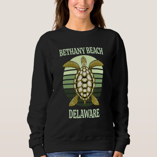Bethany Beach Delaware Sea Turtle Sweatshirt (Vorderseite)