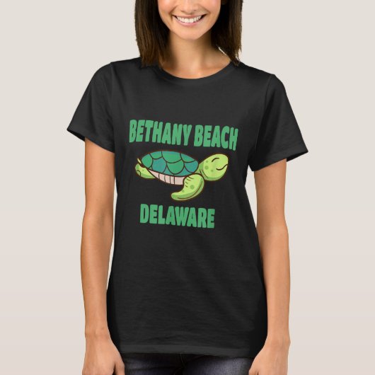 Bethany Beach Delaware Sea Turtle Themed T-Shirt (Vorderseite)