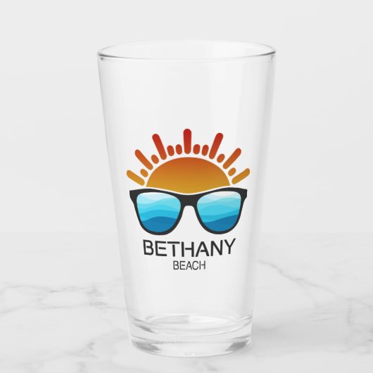 Bethany Beach Delaware Sonnenbrille Glas (Vorderseite)