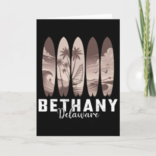 Bethany Beach Delaware Surfbrett Männer Frauen Sur Karte