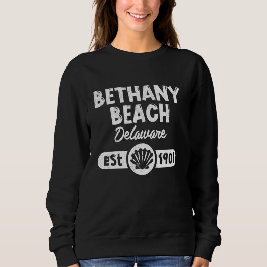 Bethany Beach Delaware Vintag Souvenir Sweatshirt (Vorderseite)