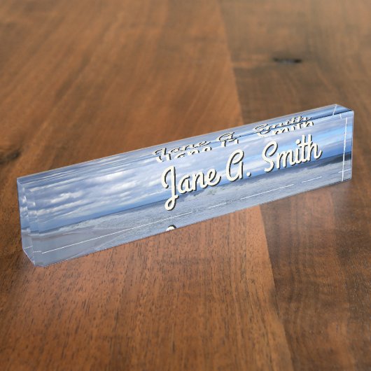 Bethany Beach I Namensplakette (Seite)