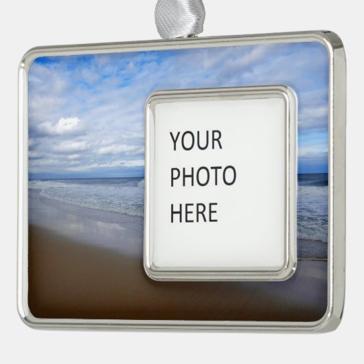 Bethany Beach I Rahmen-Ornament Silber (Links)