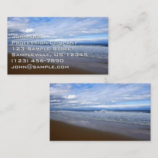 Bethany Beach I Visitenkarte (Vorne/Hinten)