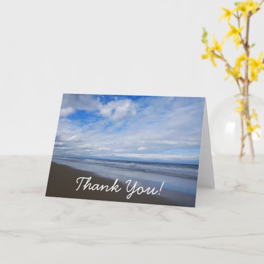 Bethany Beach ich danke Ihnen Karte (Gelbe Blume)