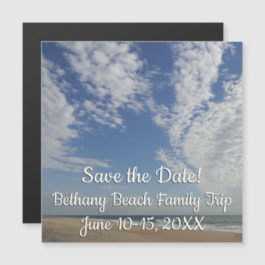 Bethany Beach II Magnetkarte (Vorne/Hinten)