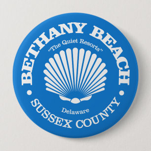 Bethany Beach (Muschel) Button
