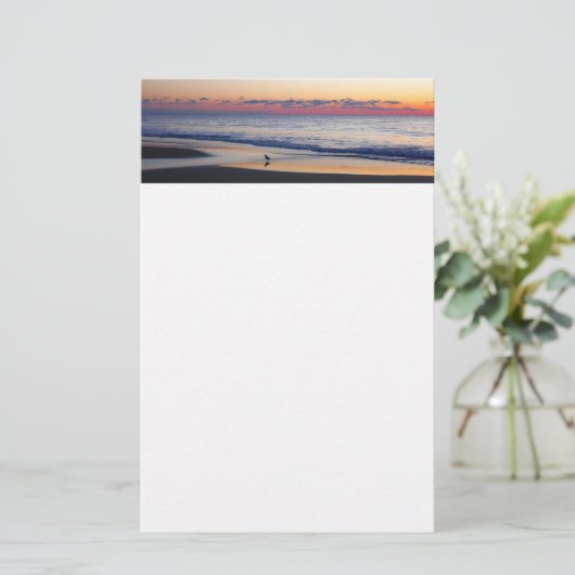 Bethany Beach Sunrise I Briefpapier (Stehend Vorderseite)