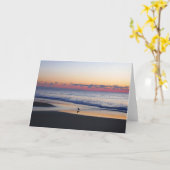 Bethany Beach Sunrise I Karte (Gelbe Blume)