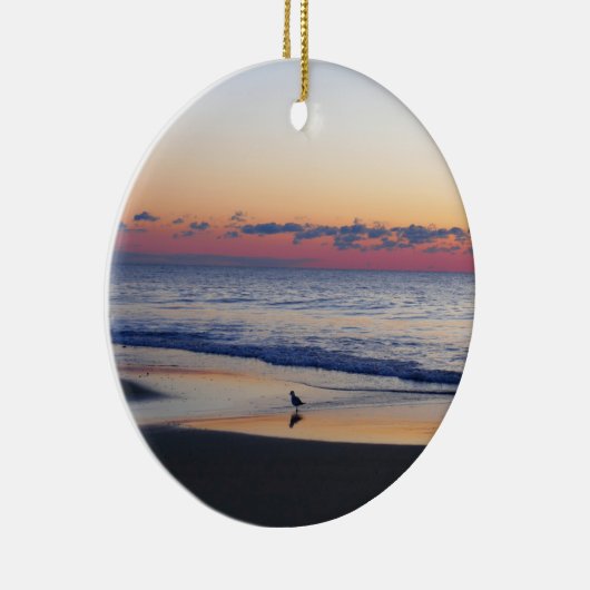 Bethany Beach Sunrise I Keramik Ornament (Rechts)