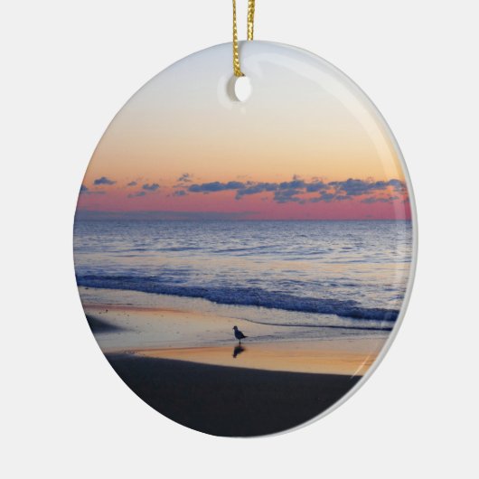 Bethany Beach Sunrise I Keramik Ornament (Links)