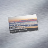 Bethany Beach Sunrise I Magnetische Visitenkarte (Beispiel)