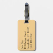 Bethany Beach Sunrise II Gepäckanhänger (Rückseite vertikal)