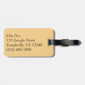 Bethany Beach Sunrise II Gepäckanhänger (Rückseite horizontal)