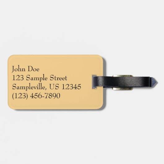 Bethany Beach Sunrise II Gepäckanhänger (Rückseite horizontal)