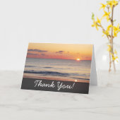Bethany Beach Sunrise II Karte (Gelbe Blume)