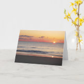Bethany Beach Sunrise II Karte (Gelbe Blume)