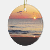 Bethany Beach Sunrise II Keramik Ornament (Links)