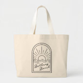 Bethany Beach Sunset Leinwand Tasche (Vorne)