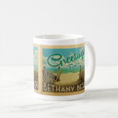 Bethany Beach Vintage Travel Kaffeetasse (VorderseiteRechts)